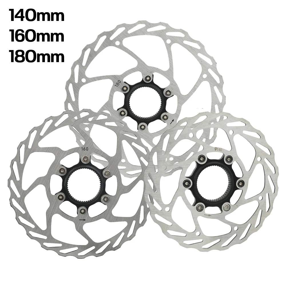 

Велосипедные тормозные роторы с центральным замком, 140/160/180 мм, сплав из нержавеющей стали, дорожные, горные, велосипедные дисковые пластины, велосипедные аксессуары