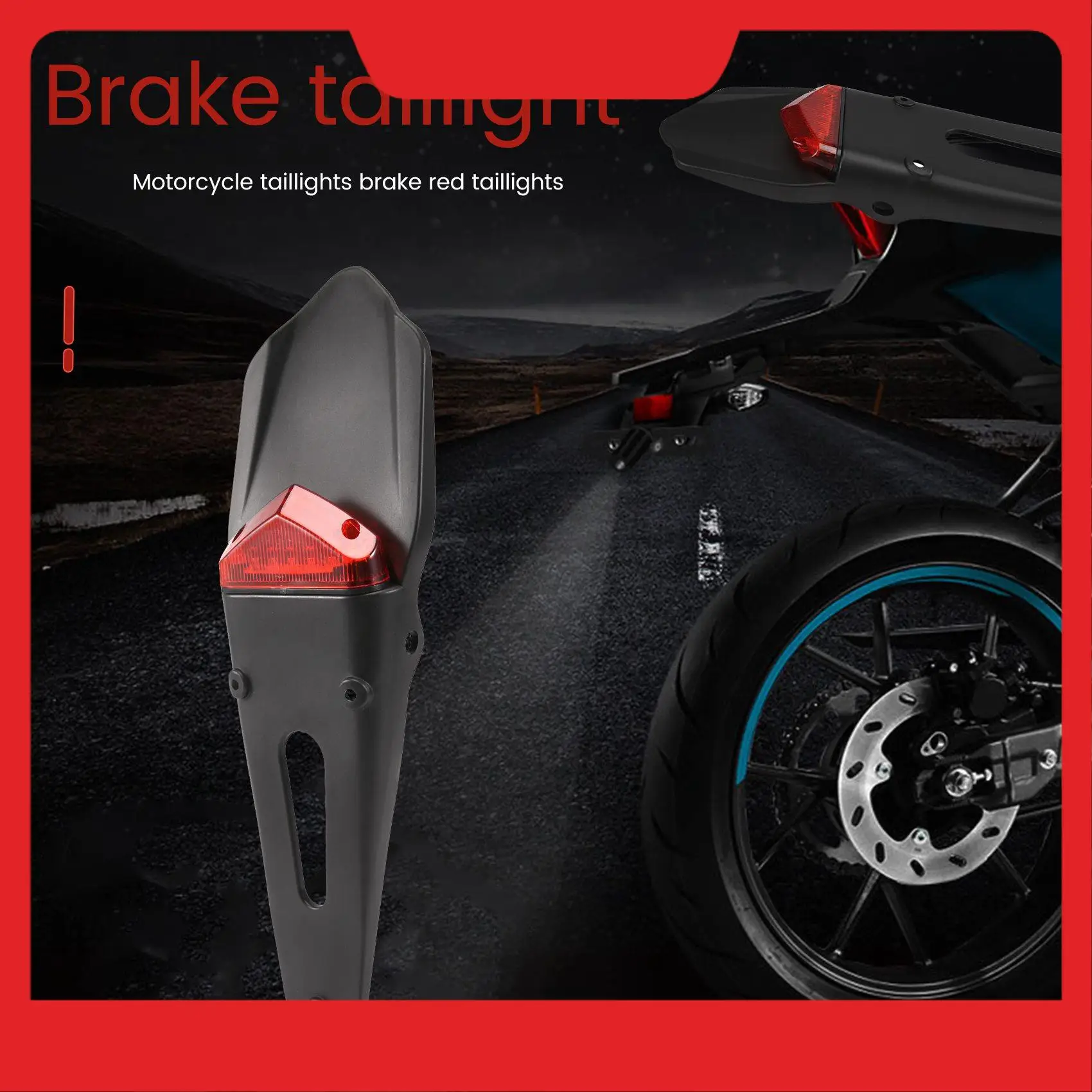 الحاجز الخلفي LED الفرامل الأحمر الذيل موتوكروس موتوكروس XR CRF KLX إندورو EXC