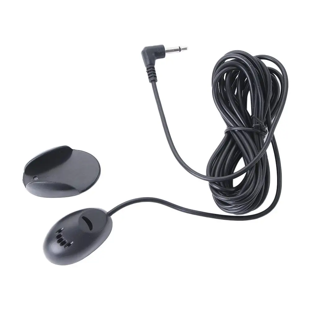 Microfono esterno spina Standard da 3.5mm tipo di pasta cablata microfono Audio per auto strumento di chiamata vivavoce Bluetooth