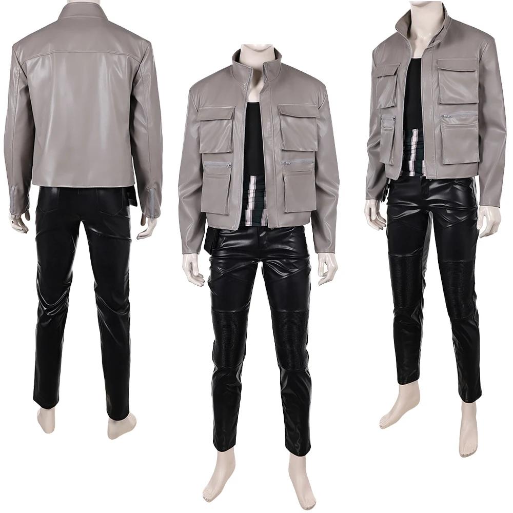 Fantasia Pirate Roronoa Of Zoro Cosplay Grey Jacker 2026 Live Action TV Pirate Disfraz Costume Men Halloween Carnival Cloth view 2