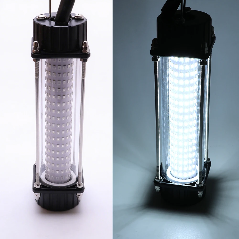 

1 шт. новый светильник для рыбалки 120 Вт, 12 В, с светящимися бусинами 288, вмещает привлечение рыбы в больших областях под водой.