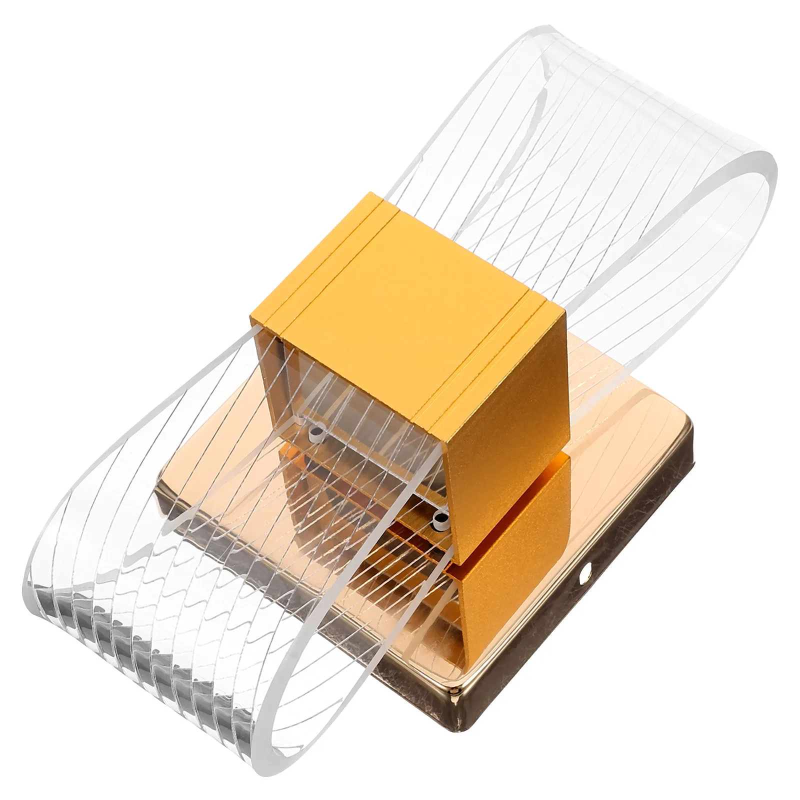 

Acrylic LED Wall Lamp Minimalist Design Warm Light Living Room Bedroom Corridor Decorative Wall Linear Light Mirror Front Lamp