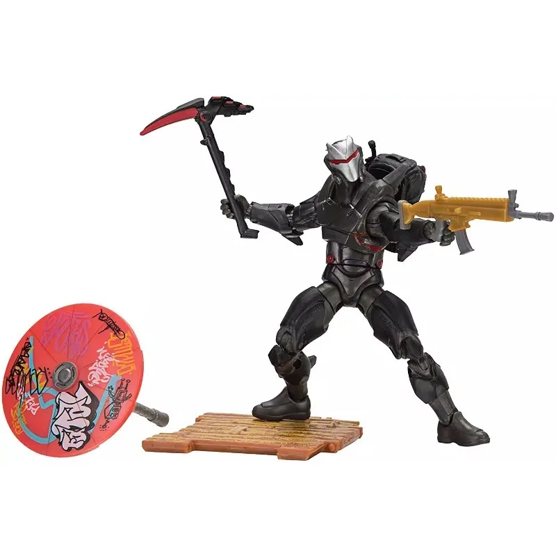 In Stock Victory Royale Series Renegade Shadow Skull Trooper Ex Fireworks Team Leader Action Figure Toy Collection Gift