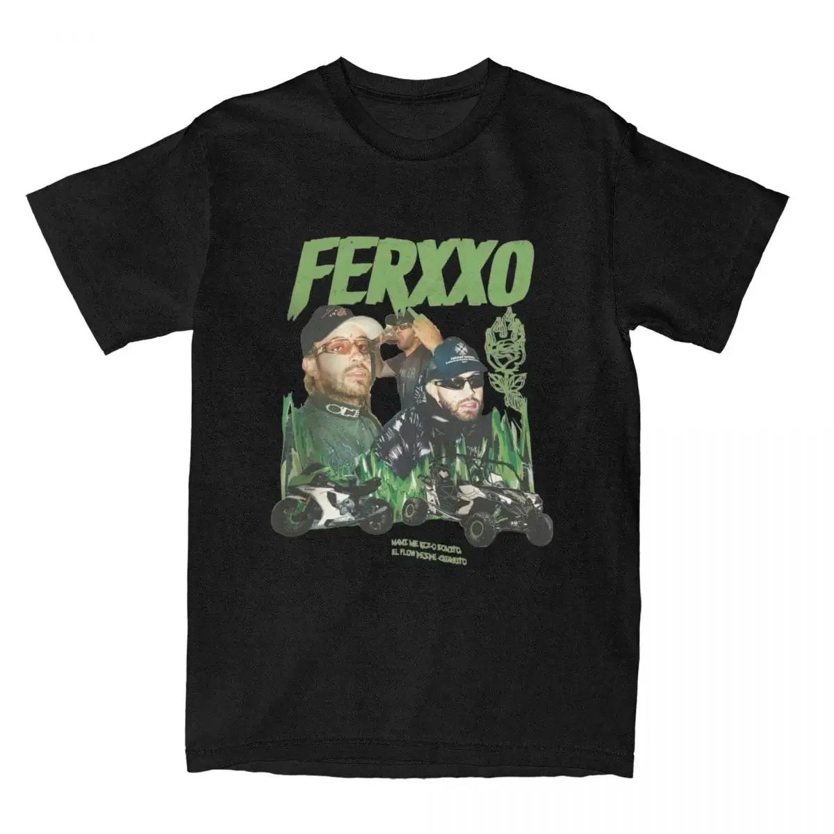 Men Women's Ferxxo Mor Feid Vintage T Shirt Merch Pure Cotton T-shirt Clothes Novelty Tees Printed