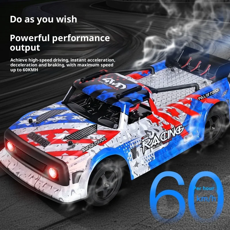 Weili 1/12 124020 elektrische vierwielaandrijving platte sportwagen borstelloze simulatie waterdichte RC afstandsbediening model auto