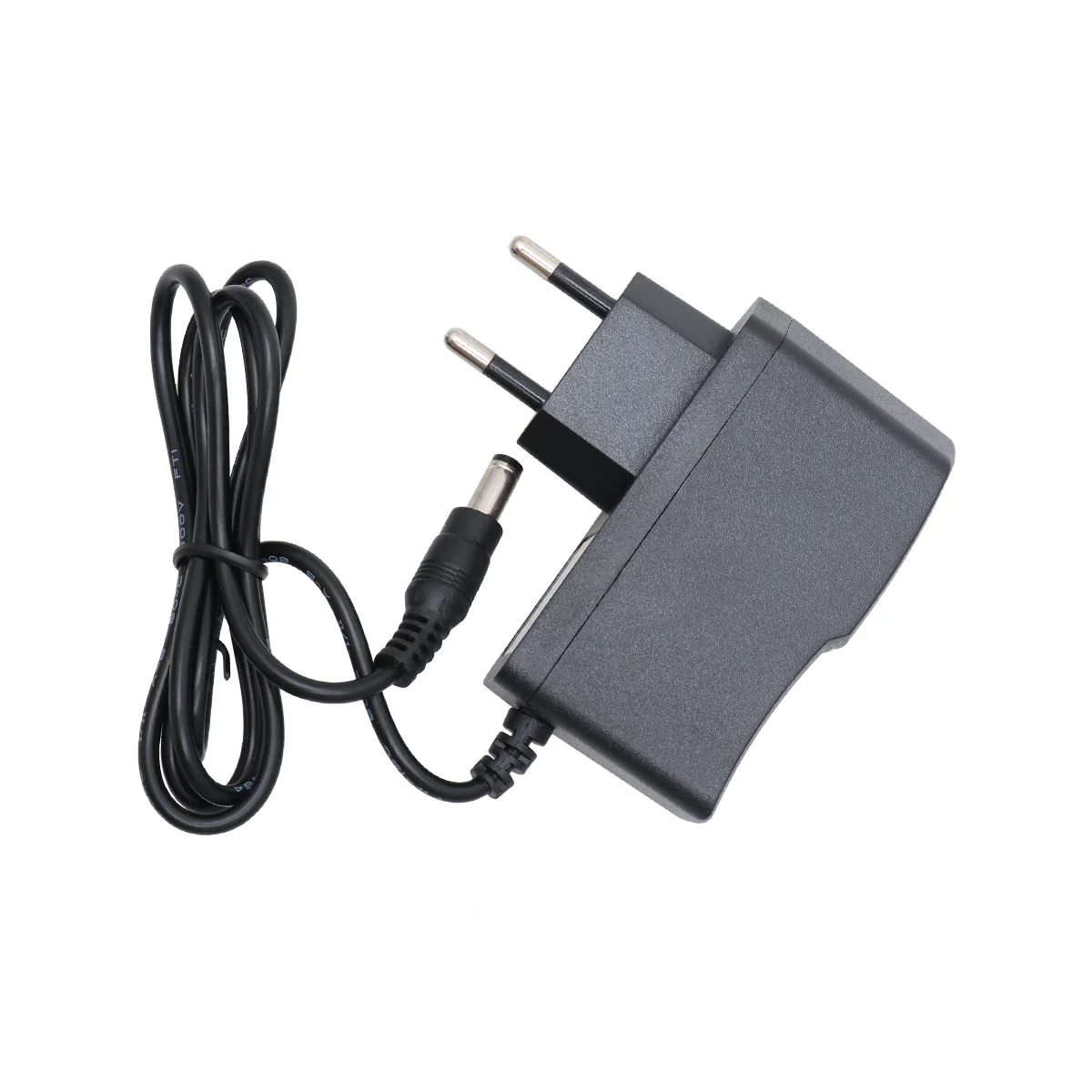 55mm*21mm EU-plug DC 12V 1A AC Power Adapter Wall Power Supply for CCTV Camera (Black) EU plug adapter