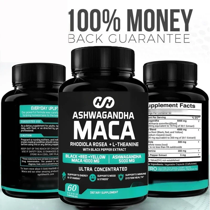 South African Drunken Eggplant Helps Relieve Stress Through Memory Support, with 60 Vegetarian Capsules