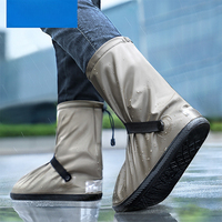 Rain Shoe Cover Wholesale Pvc Outdoor Travel High Tube  Rain Waterproof Non-Slip Shoe Cover Silicone Rain Boot Cover