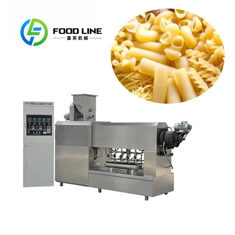 Automatic Macaroni Production Line Penne Pasta Extruder Machine For Italian Making Commercial Use industrial high efficiency