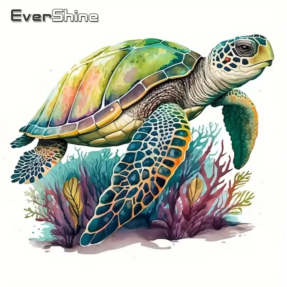 Evershine Neue Ankunft Diamant Stickerei Schildkröte Tier Mosaik DIY Handarbeiten Malerei Schildkröte Geeignet für Anfänger Wand Dekor
