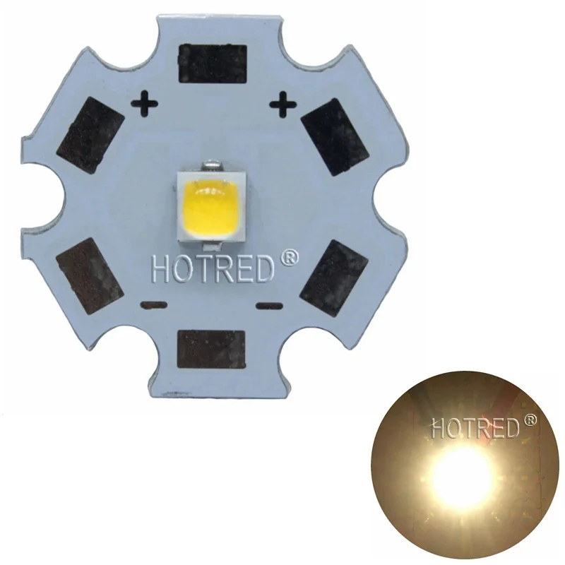 10W Original 10W XPL XP-L Led Emitter Light White 6500K Warm White 3000-3200K 2.95-3.25V On 8mm 12mm 14mm 16mm 20mm PCB for DIY