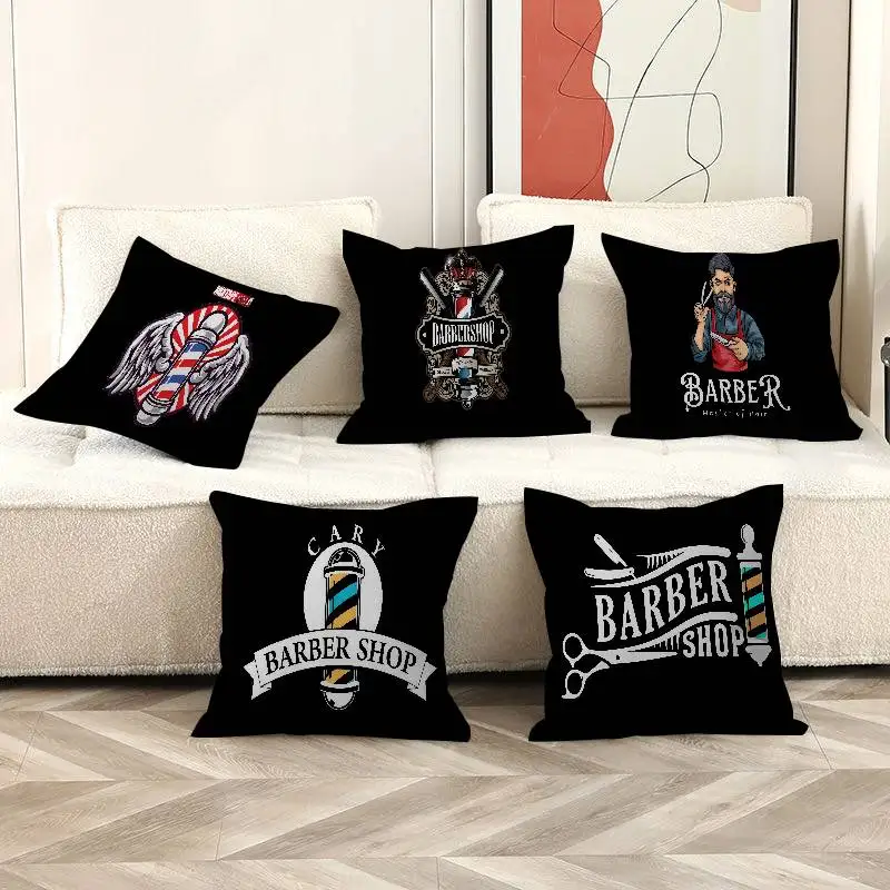 Barber Shop Stitch Lucky Dragon pillow cover sofa cushion cover home room decoration children gift