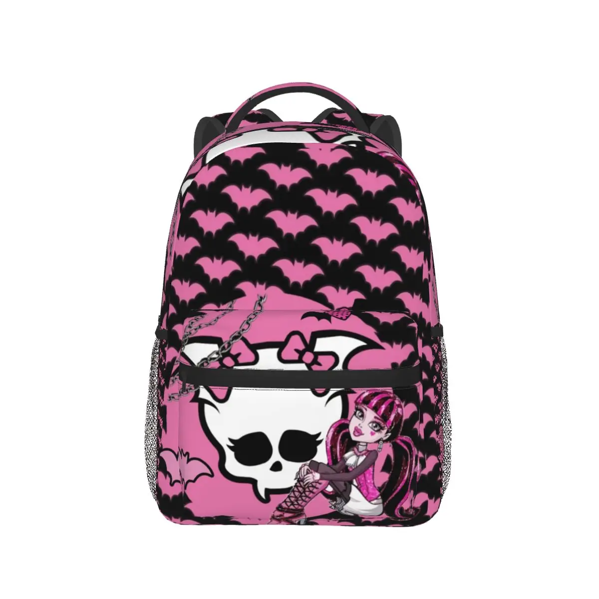 

Bat Girl Backpack for Girls Boys Travel Rucksack Monster High Dolls Backpacks for Teenage