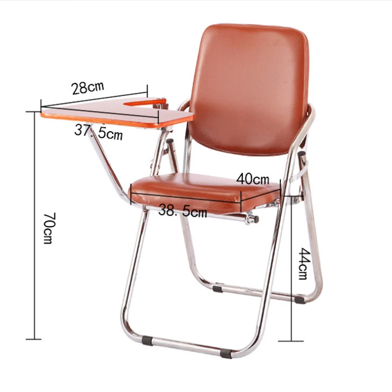 Modern Simple chairs Conference Office stackable foldable folding coffee dining chair with Steel Frame