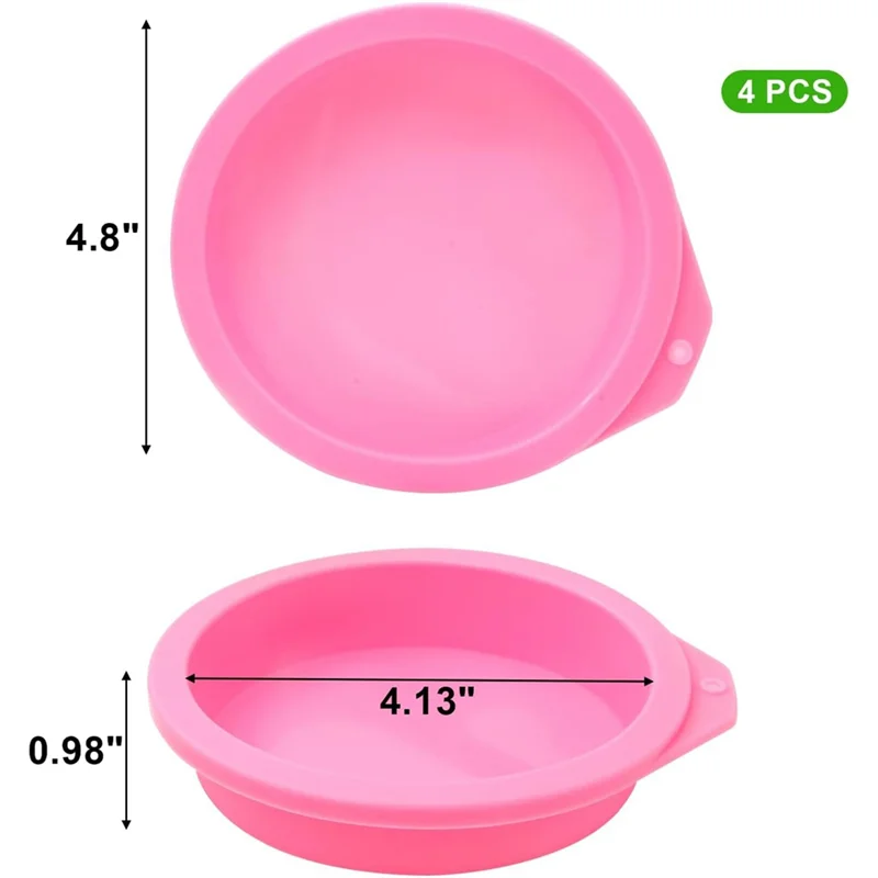 Stampi per uova per friggitrice ad aria da 4 pezzi, stampi per uova per friggitrice ad aria in silicone, per coperchi per muffin, toast, accessori per friggitrice ad aria antiaderente