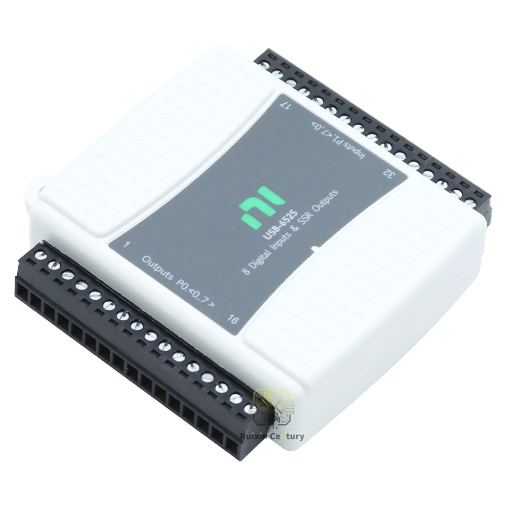 Твердотельное реле NI USB-6525, 8 изолированных дискретных входов, 779640-01, 60В DC, 500мА, SSR, плата USB 2.0 DAQ, оригинал