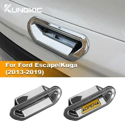 Rear Car Trunk Door Handle Bowl Cover For Ford Escape Kuga 2013 2014 2015 2016 2017 2018 2019 ABS Trim Bezel Styling Accessories