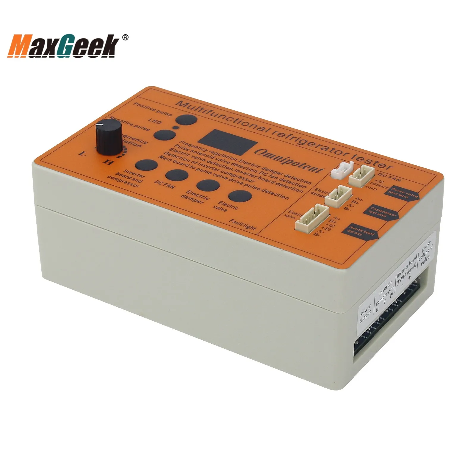 Maxgeek 8 In 1 Inverter Refrigerator Detector Multifunctional Refrigerator Tester Pulse Solenoid Valve Test