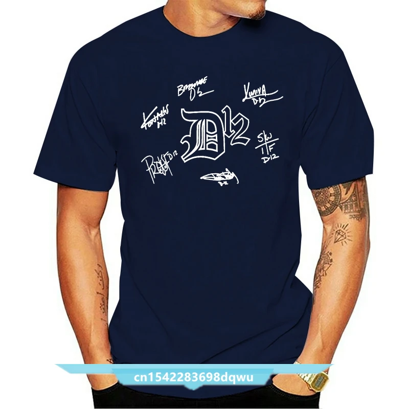 

D 12 Logo T Shirt Vintage Hip Hop Rap Tee Eminem D12 Slim Shady D-12 Revival 1 100% Cotton Tee shirt, Tops Wholesale Tee