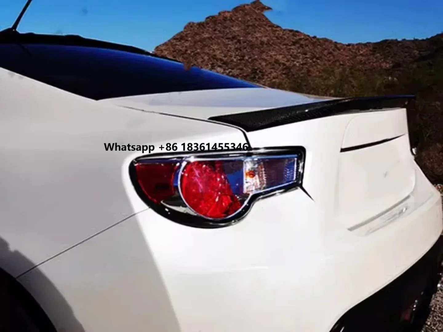 

Body Kit Carbon Fiber Resin Tail Wing for BRZ style 86 2013 2014 2015 2017 convert Auto Accessories