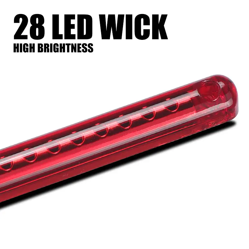 

12В красный стоп-сигнал в пластиковом корпусе, 31 см, 28 светодиодов, задний фонарь, универсальный для грузовиков, прицепов, тракторов, автобусов, фургонов