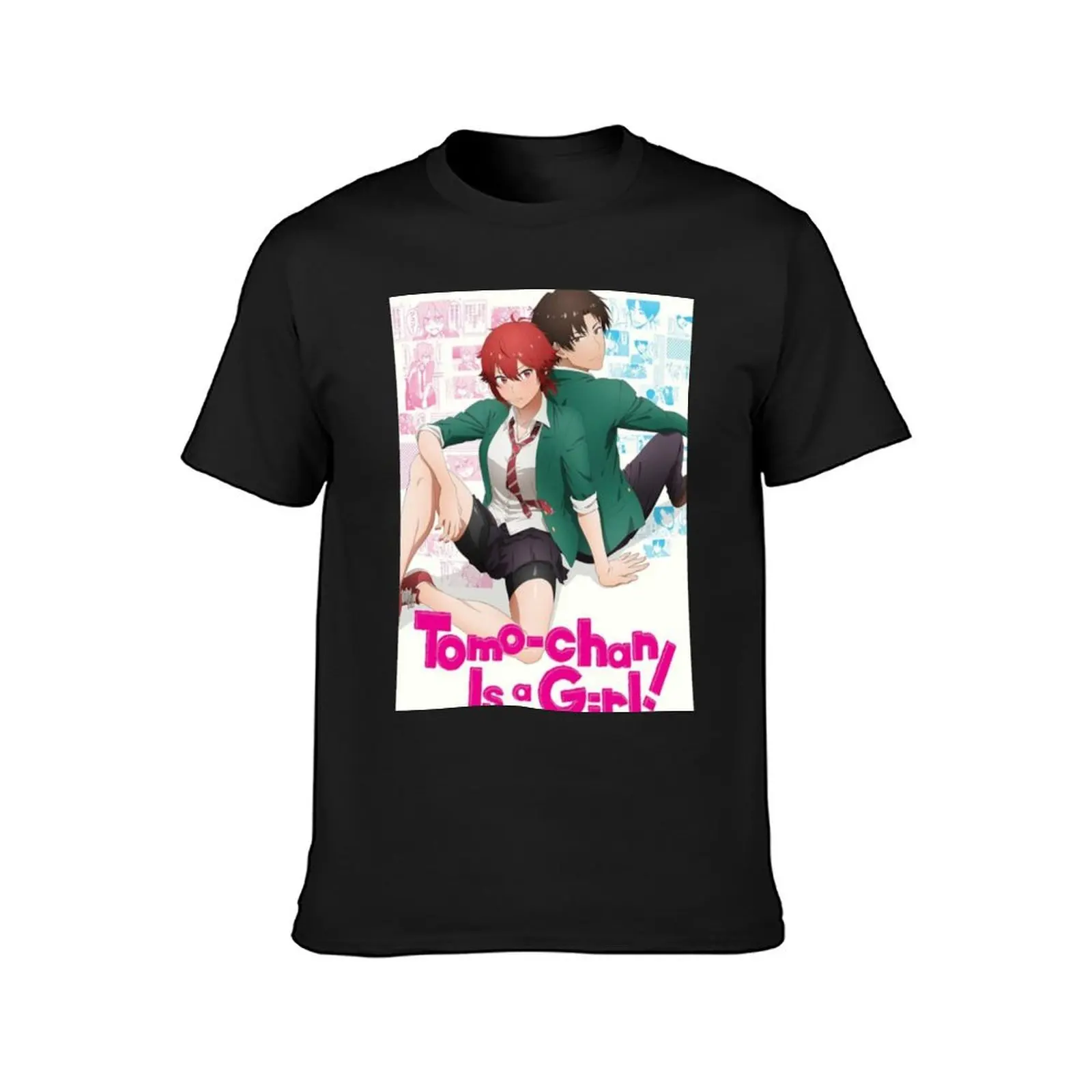 graphic from tomo-chan is a girl T-Shirt summer clothes kawaii clothes mens white t shirts