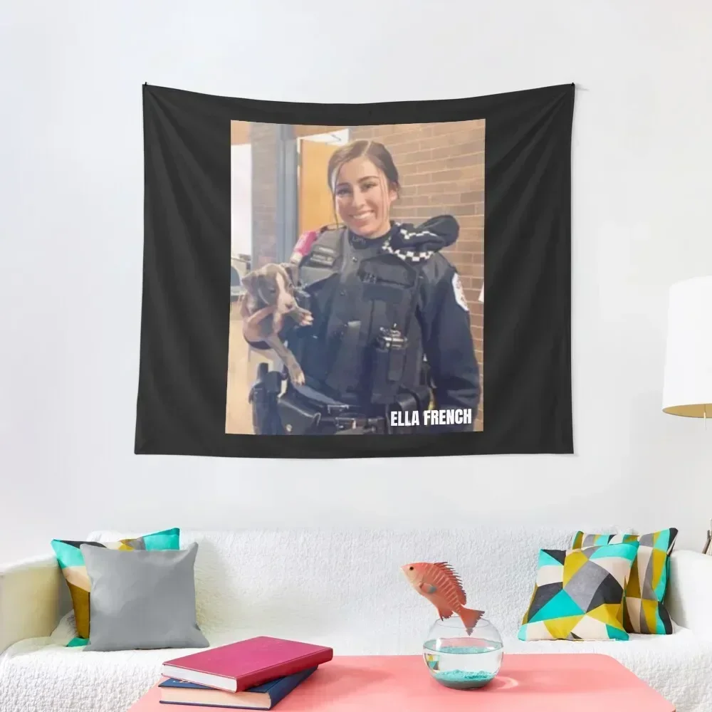 Ella French Tapestry Aesthetic Home Decor Wall Hanging Decoration Aesthetic Decorative Wall Mural Tapestry