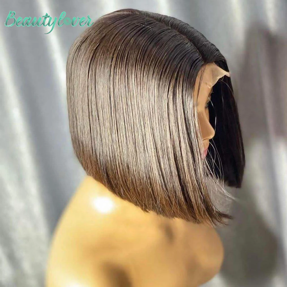 

Short Bob Wig Lace Front Human Hair Wigs For Women 13x4 Bone Straight Lace Front Wigs Transparent 4x4 Closure Human Hair Wig