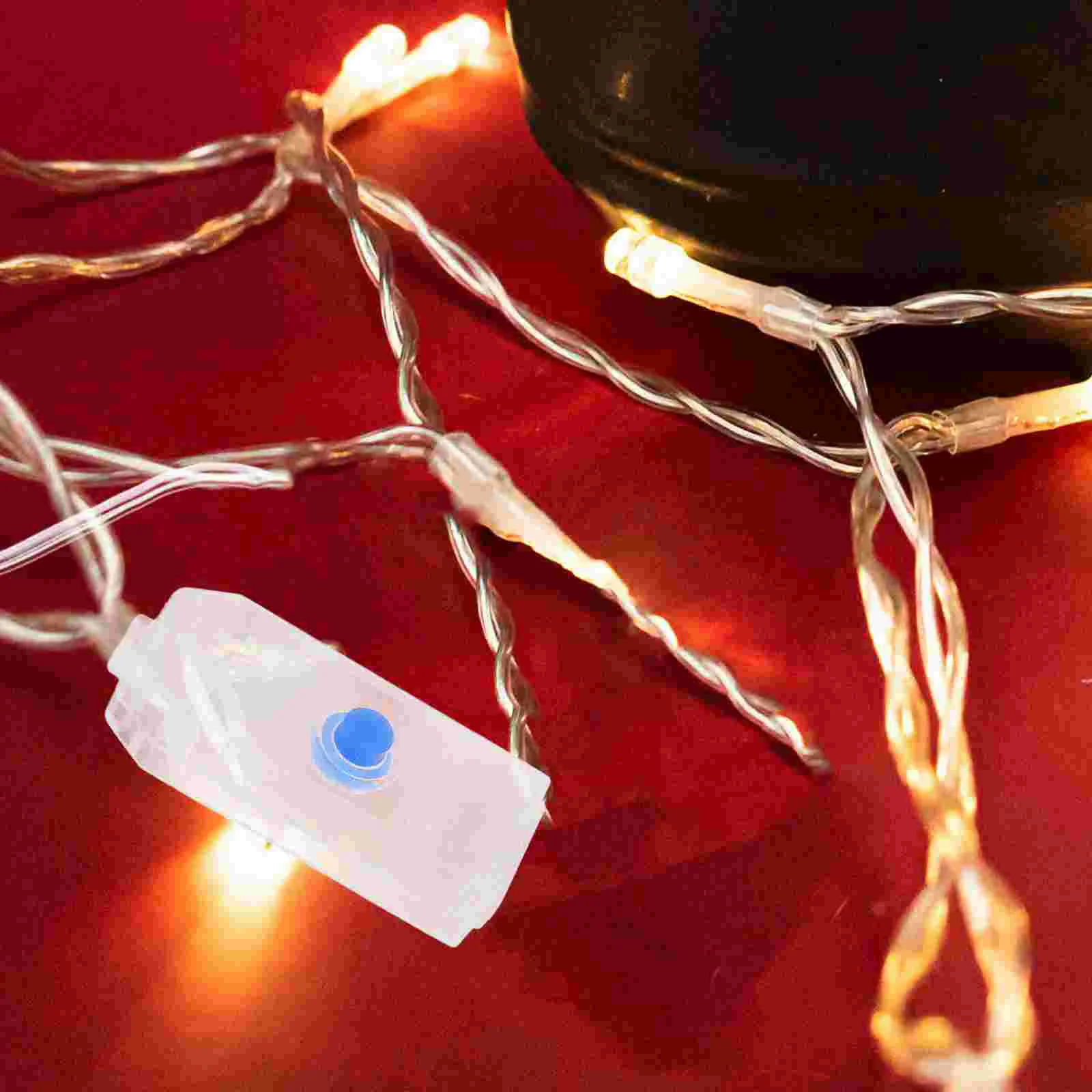 20 Pcs String Lights Accessories Switch Shell Parts USB Cover Covers Post Clear