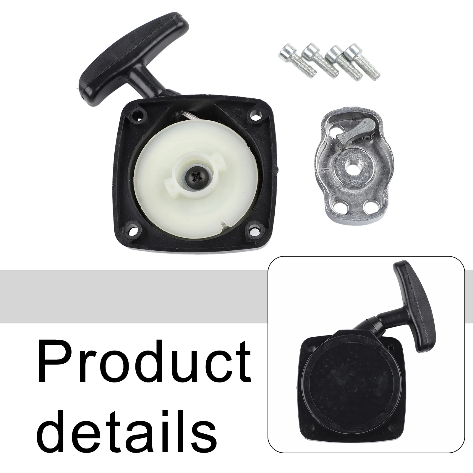 Pull Starter Kit With Pawl Screw Designed For EB260 Blower Engine And 1E34FB Engine Used In Residential Equipment
