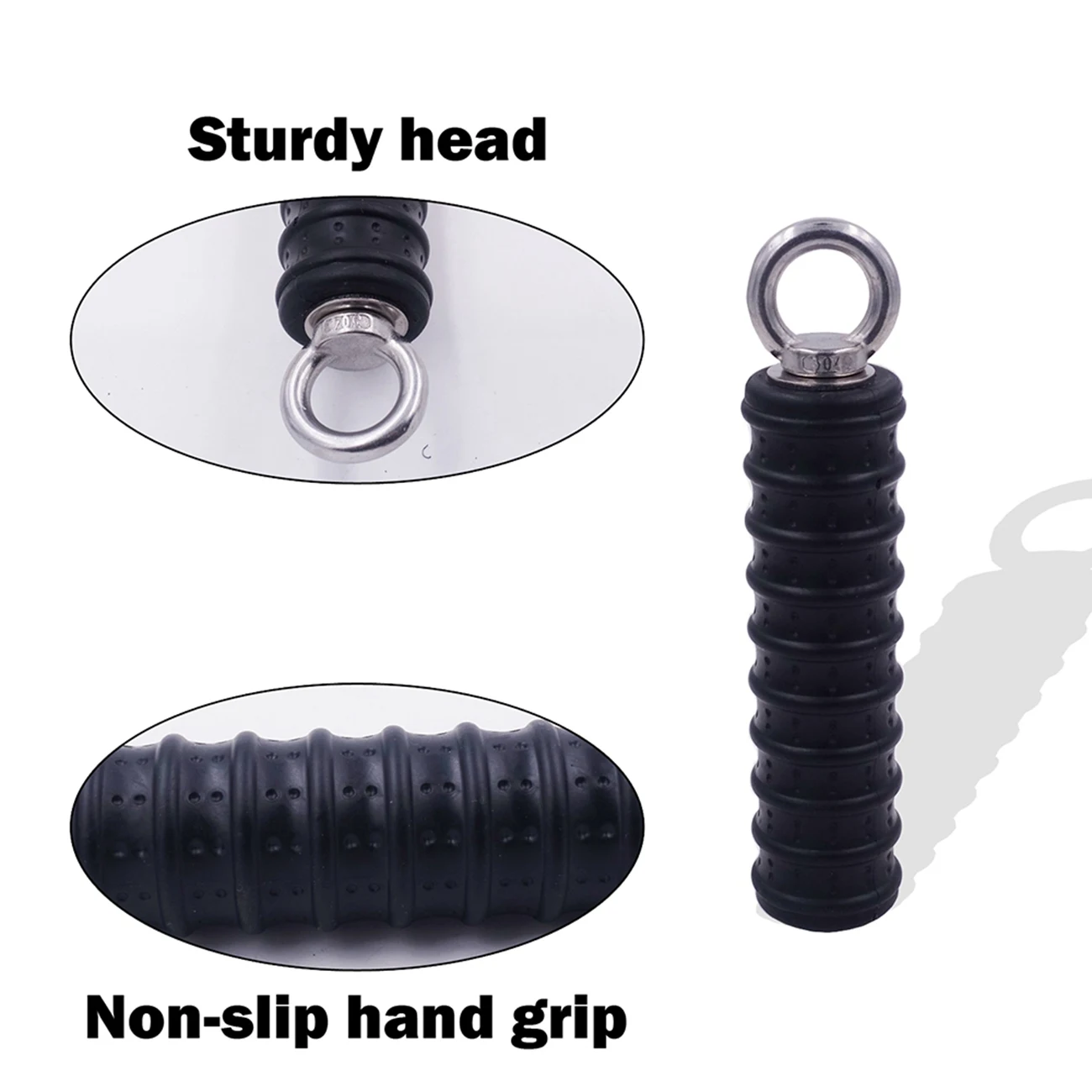 AD-2Pcs Push Down Single Gym Handle Triceps Strength Pull Up Hand Grips สําหรับสายเครื่องสิ่งที่แนบมาแขนฟิตเนส