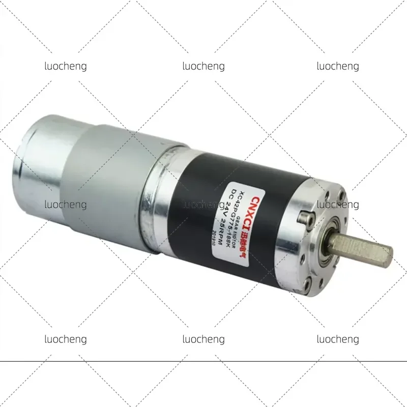 For 42mm Planetary DC Gear Motor For 42PG775 DC 12V 24V Reducer Brush Motor 775 8mm Shaft Diameter Low Speed High Torque