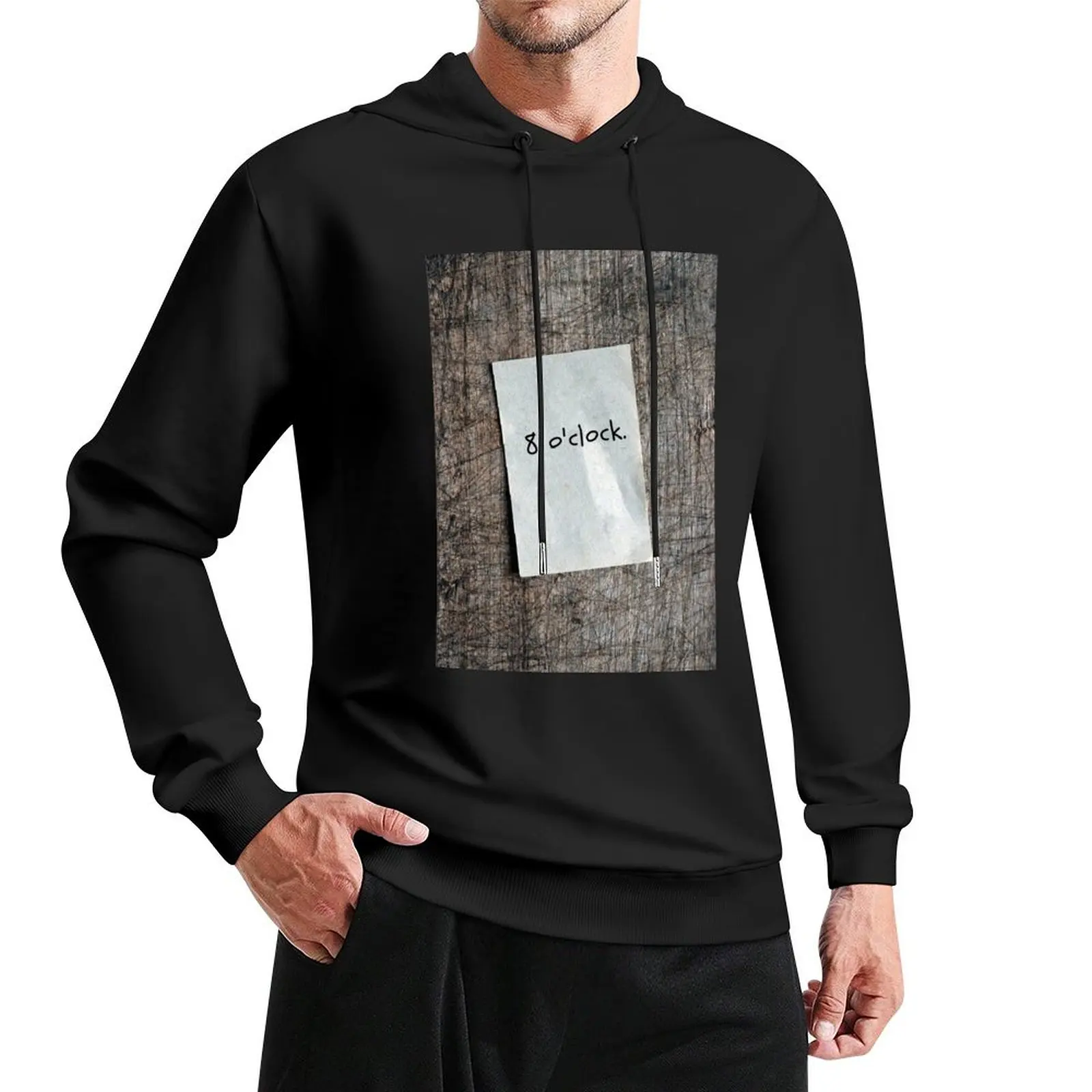 Written On A Piece Of Paper. Pullover Hoodie korean clothes fashion men aesthetic clothing japanese hoodie