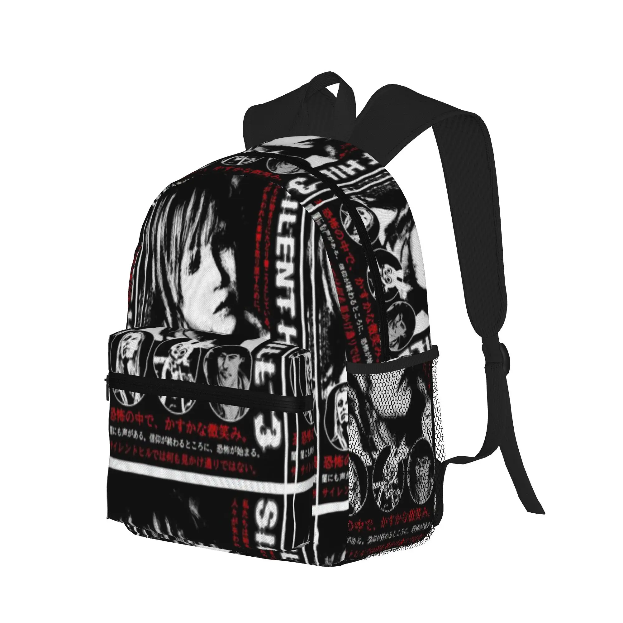 Tribute to Silent Hill 3  White Version  Casual Backpack for Students and Adults Bags