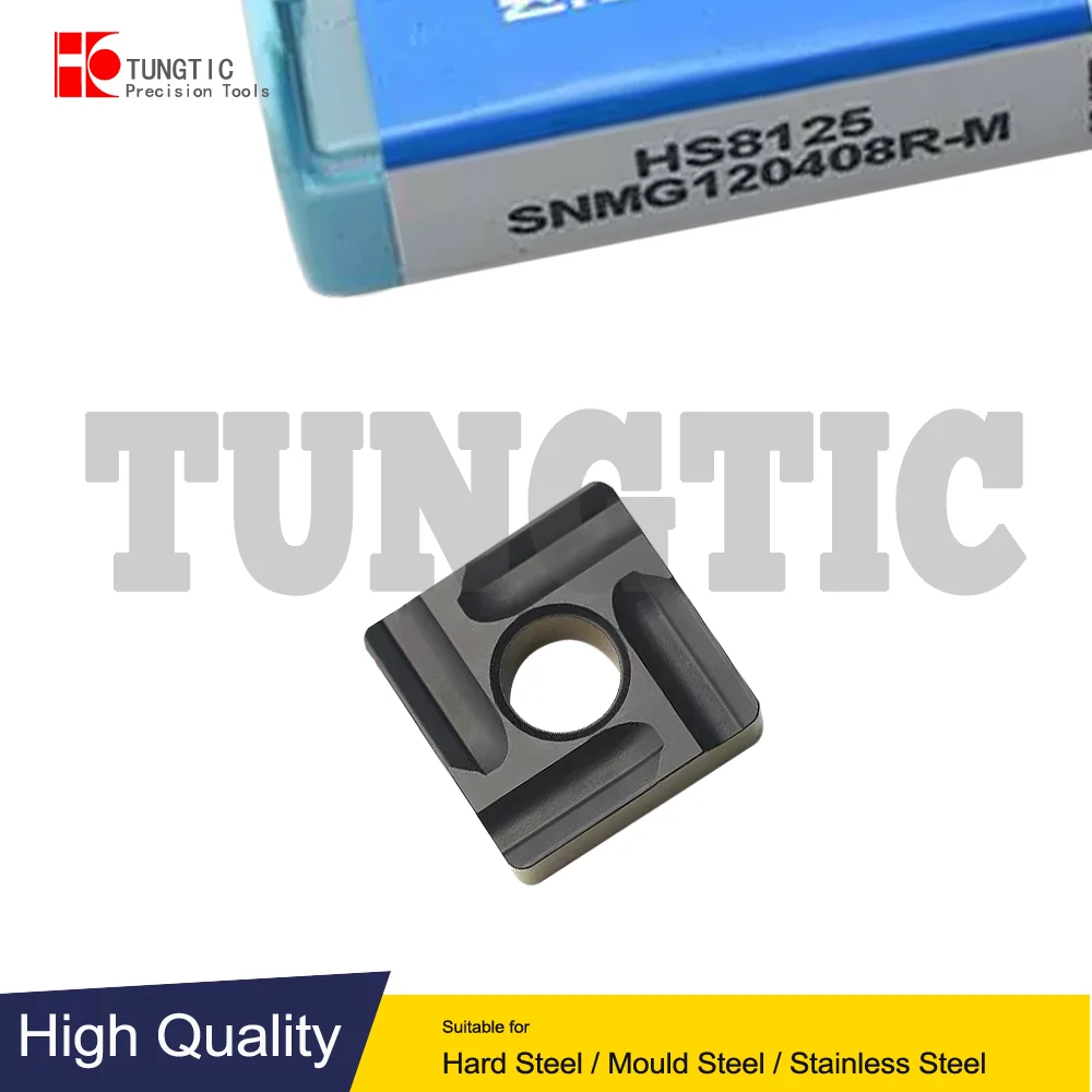 

SNMG120408R-M HS8125 SNMG120408L-M HS8125 Turning Inserts Carbide Cutter For CNC