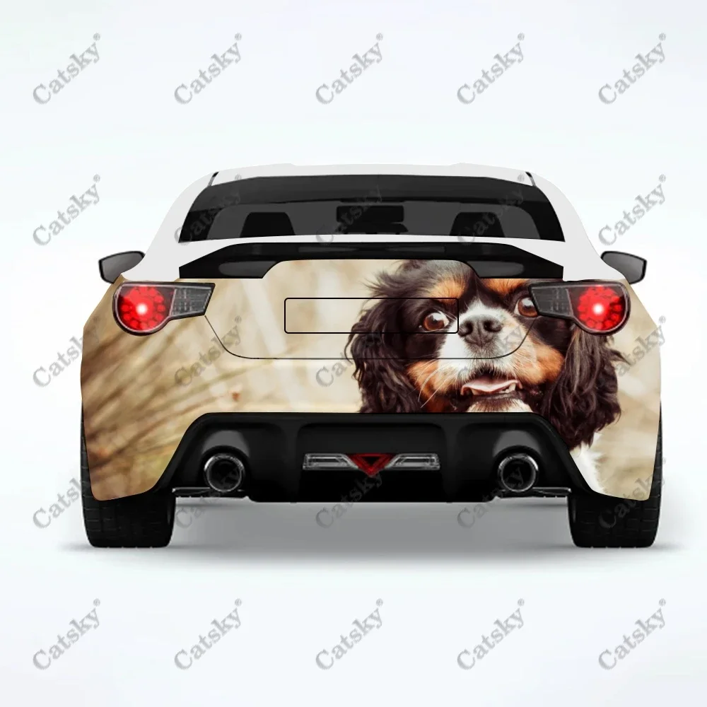 

Cavalier King Charles Spaniel dog Car sticker rear car rear appearance modification package suitable for car truck sticker
