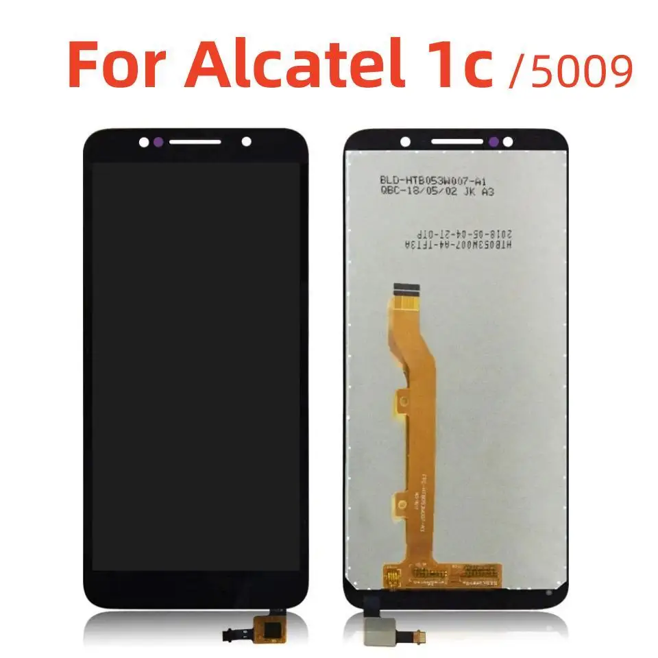 For Alcatel 1C 5009D LCD Display+Touch Screen Digitizer Assembly Spare Parts For Alcatel 1C OT 5009 OT5009 5009D LCD+Free Tools