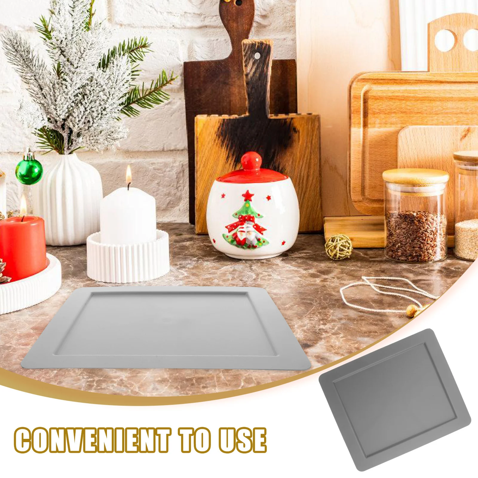 2pcs Realistic Baking Tray For Kids Sturdy Pretend Play Oven Pan Easy Clean Toddler Kitchen Accessories - Portable Play