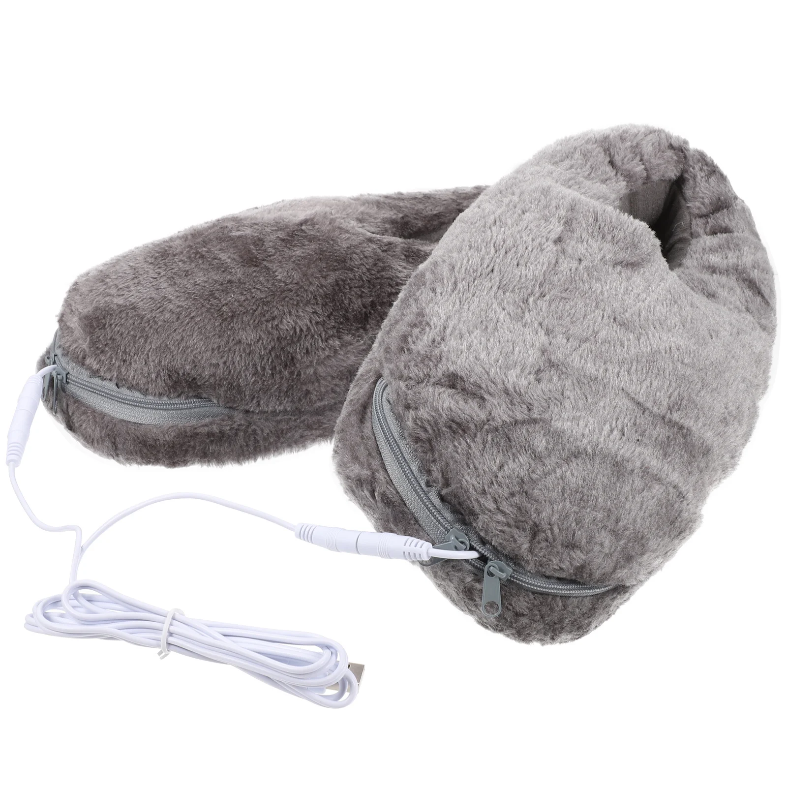 

USB Electric Shoes Foot Warmer Winter Slippers for Men Women Quick Heat Supple Comfort Warmth Heated Large Shape Heat