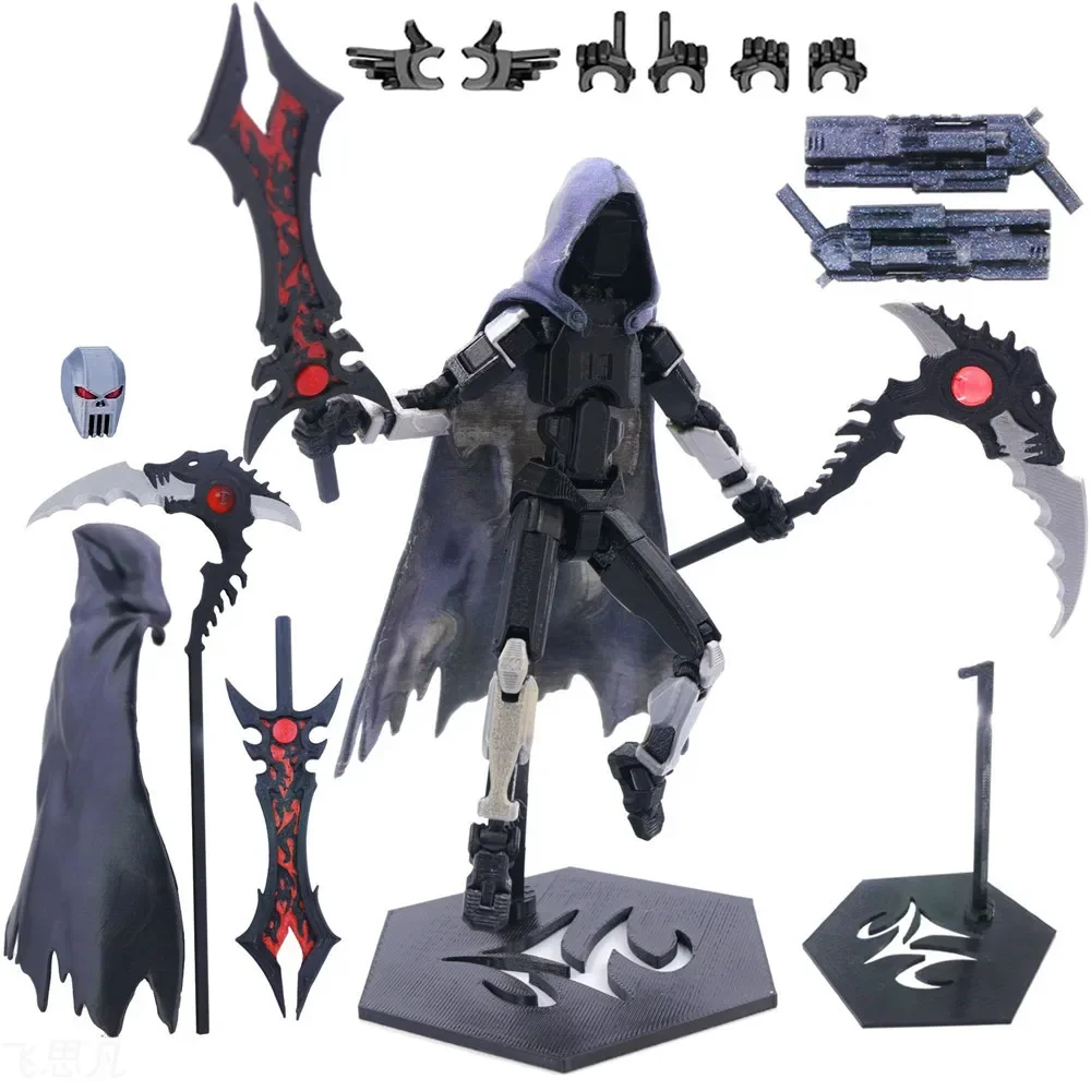 3D Printed Titan Dummy13 T13 Multi Jointed Movable Doll Figurine Death Swordsman 2025 New Lucky Action Model