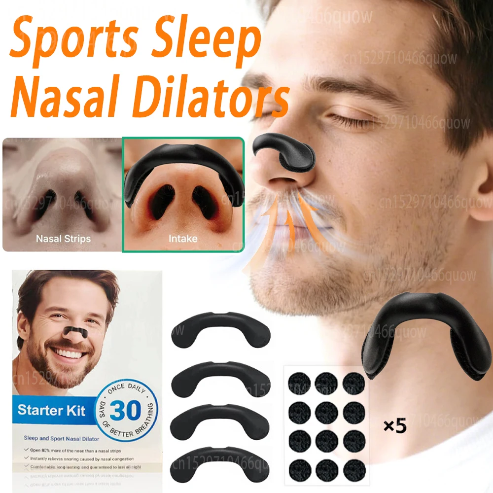 

Nasal Dilator Sports Sleep Nasal Breathing Dilators Starter Kit Nose Breathe Strips Reduce Snoring Increase Air Intake Kit