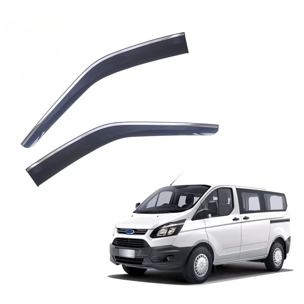Premium In Channel Direct Fit Easy Installation Durable Window Visor Wind Deflector For Ford Transit 250 350 2020-2023