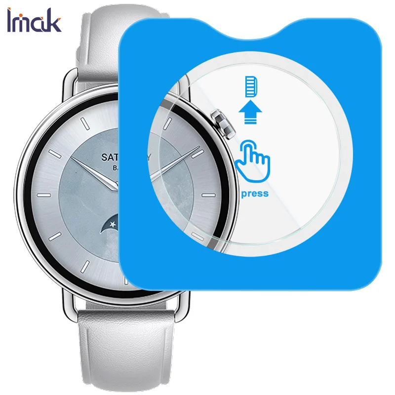 

IMAK Tempered Glass for Xiaomi Watch S4 41mm Clean Watch Protective Glass Film