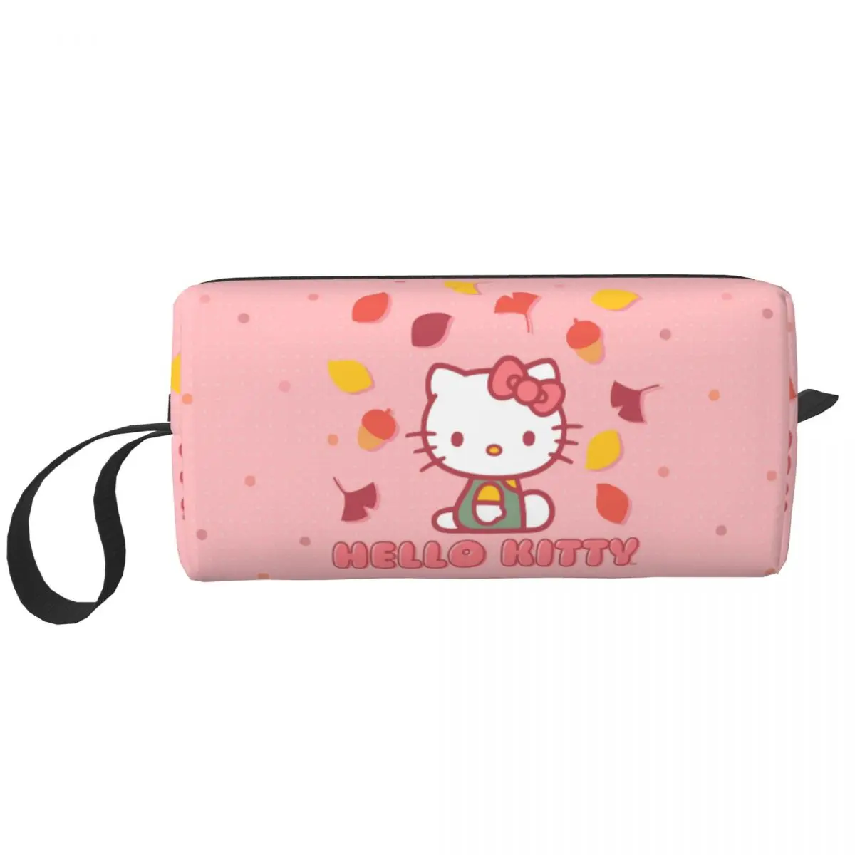 Hello Kitty tas kosmetik กระเป๋าแต่งหน้าผู้หญิงกระเป๋าจัดระเบียบกระเป๋าเข้าห้องน้ำกันน้ำสำหรับการเดินทาง