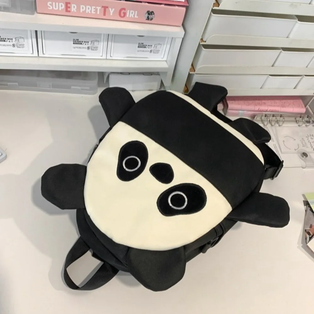 Grande Capacidade Cartoon Animais Saco de Escola, Kawaii, Multi Bolso, Panda, Mochila Outdoor, Estilo Coreano, Coelho, Estudantes, Meninas