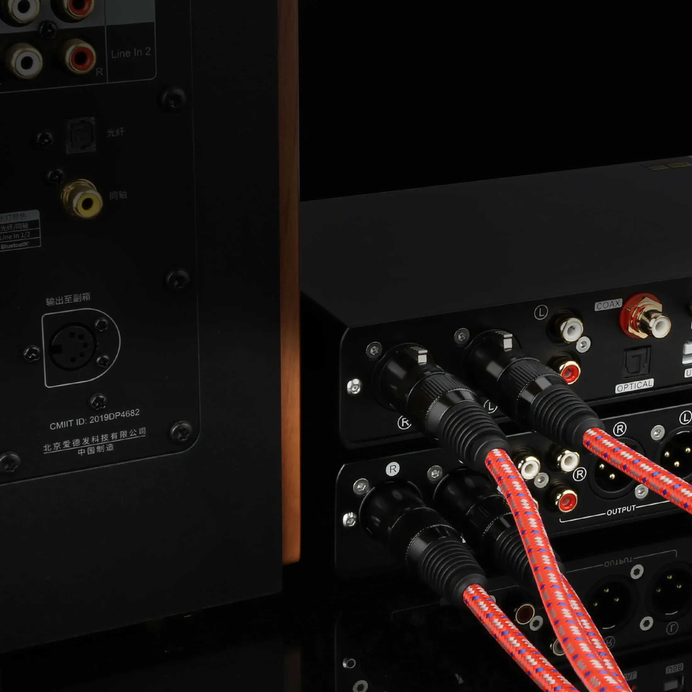 كابل BOALECO XC1 Audiophile XLR، وصلة ربط متوازنة من النحاس 6N OFC، مطلية بالذهب ذكر إلى أنثى لخلاط مضخم DAC