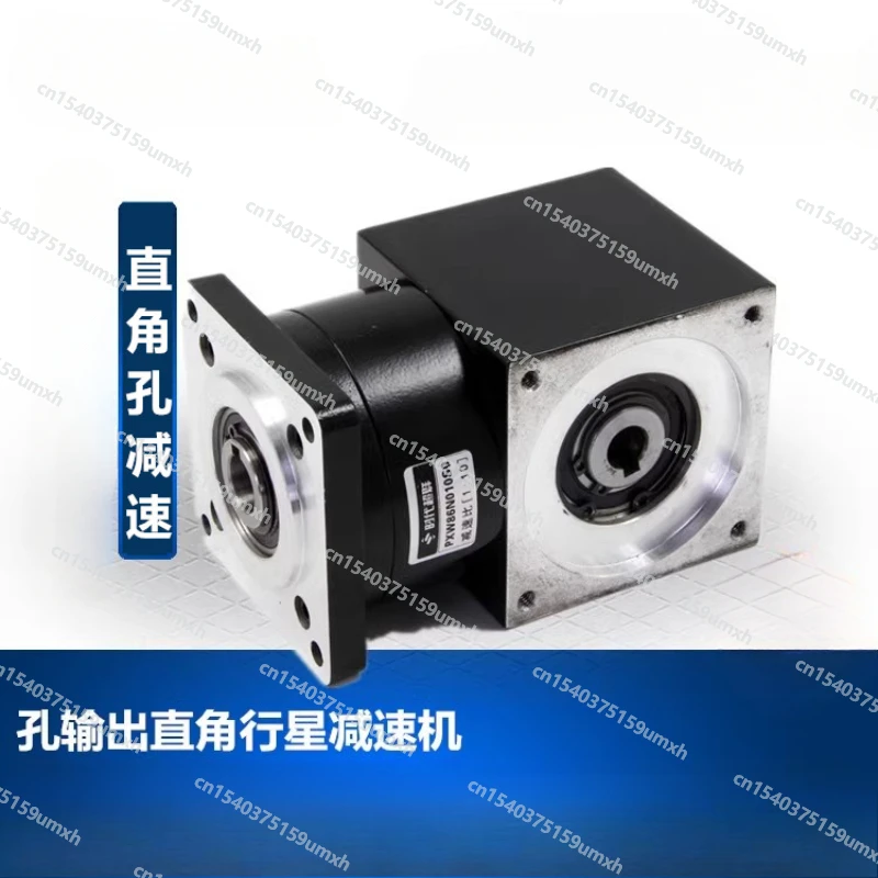 90 Degree Hole Output Right Angle Planetary Reducer Stepper Motor Reducer 80 Servo Gear Output 1st Level Reducer 3:1 4:1