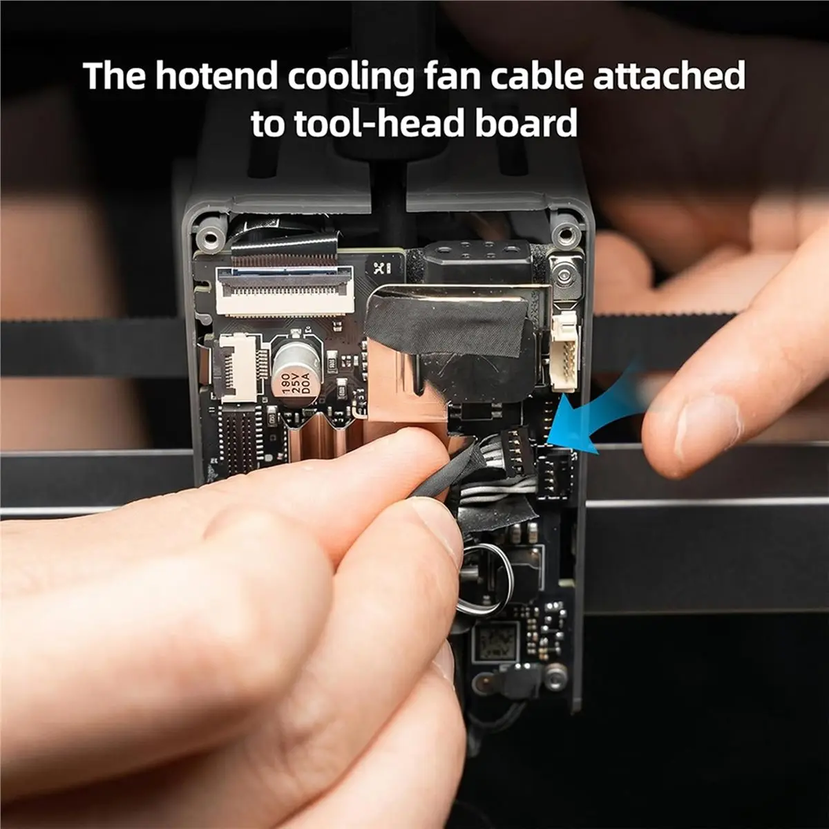 For H2S Extruder Hotend Cooling Fan / Throat Tube Cooling Fan 3D Printer Spare Part for H2S