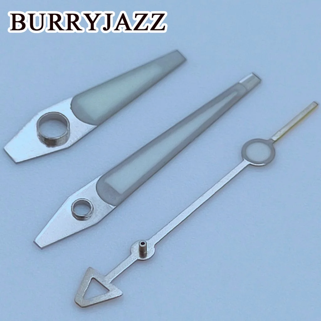 BURRYJAZZ Silver Gold Black Rose Gold Silver Red Watch Hands Luminous Hands Fit NH35 NH36 7S26 7S36 4R35 4R36 Movements