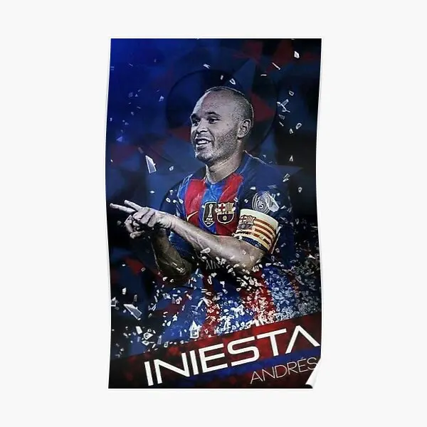 Andres Iniesta Lujan Art  Poster Wall Mural Modern Home Art Picture Decoration Room Funny Painting Print Vintage Decor No Frame